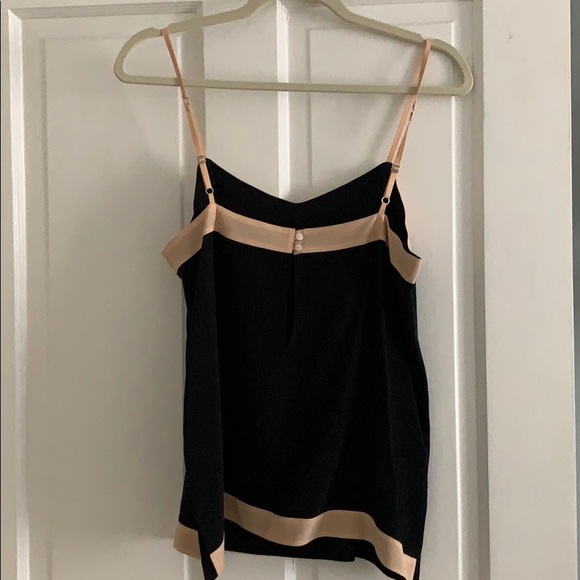 Silk black/cream camisole - Picture 2 of 6